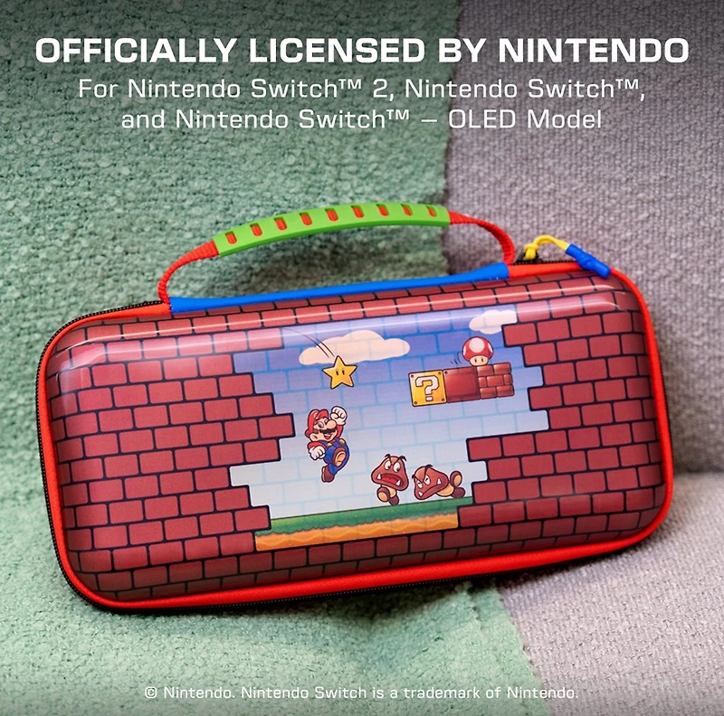 PlayTrek Travel Case - Reveal Mario Bricks