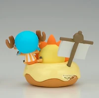 One Piece Paldolce Tony Tony Chopper & Pirate Ship Ver B Figure