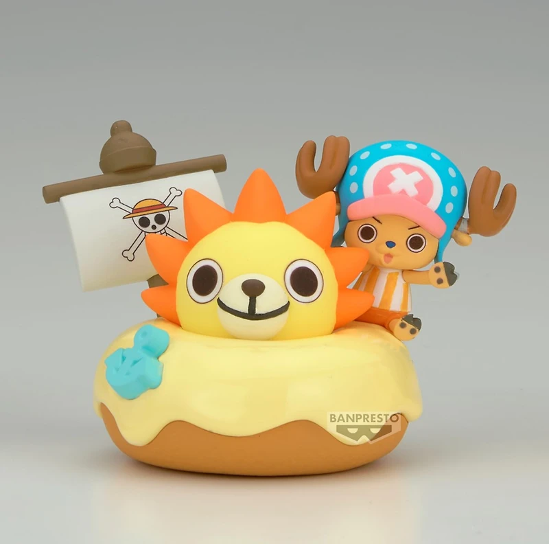 One Piece Paldolce Tony Tony Chopper & Pirate Ship Ver B Figure