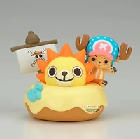 One Piece Paldolce Tony Tony Chopper & Pirate Ship Ver B Figure