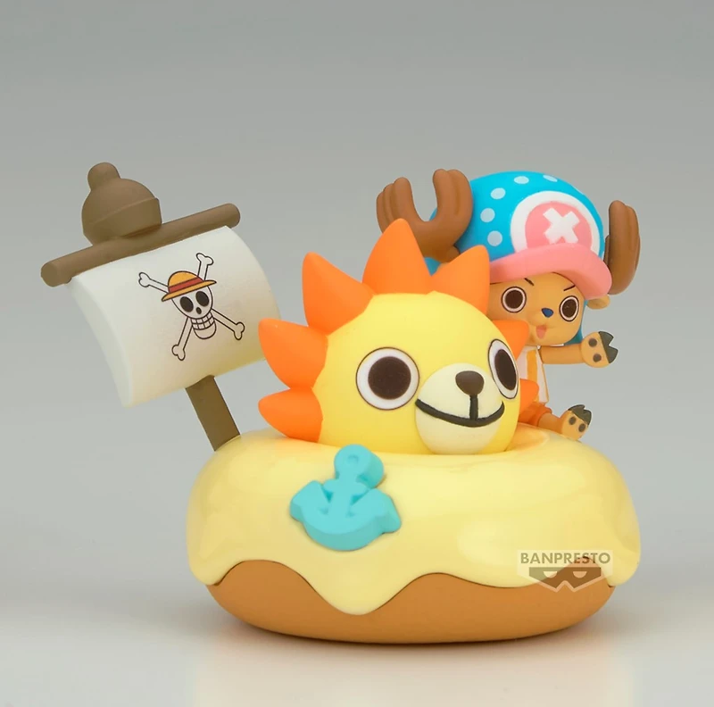 One Piece Paldolce Tony Tony Chopper & Pirate Ship Ver B Figure