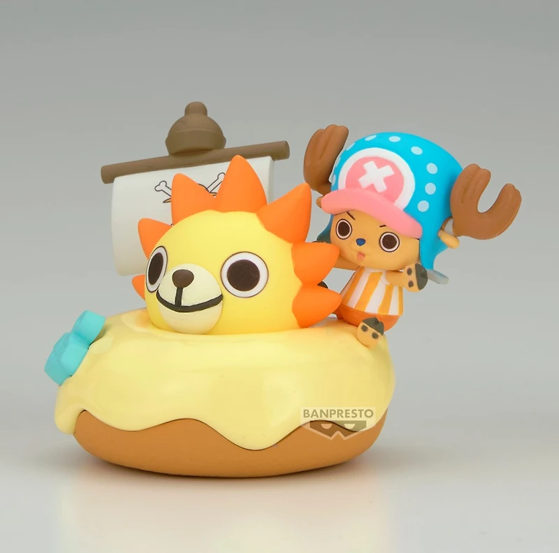One Piece Paldolce Tony Tony Chopper & Pirate Ship Ver B Figure