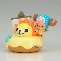 One Piece Paldolce Tony Tony Chopper & Pirate Ship Ver B Figure