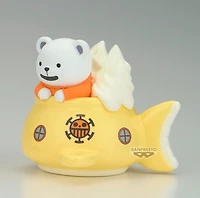 One Piece Paldolce Coll Bepo & Pirate Ship Figure