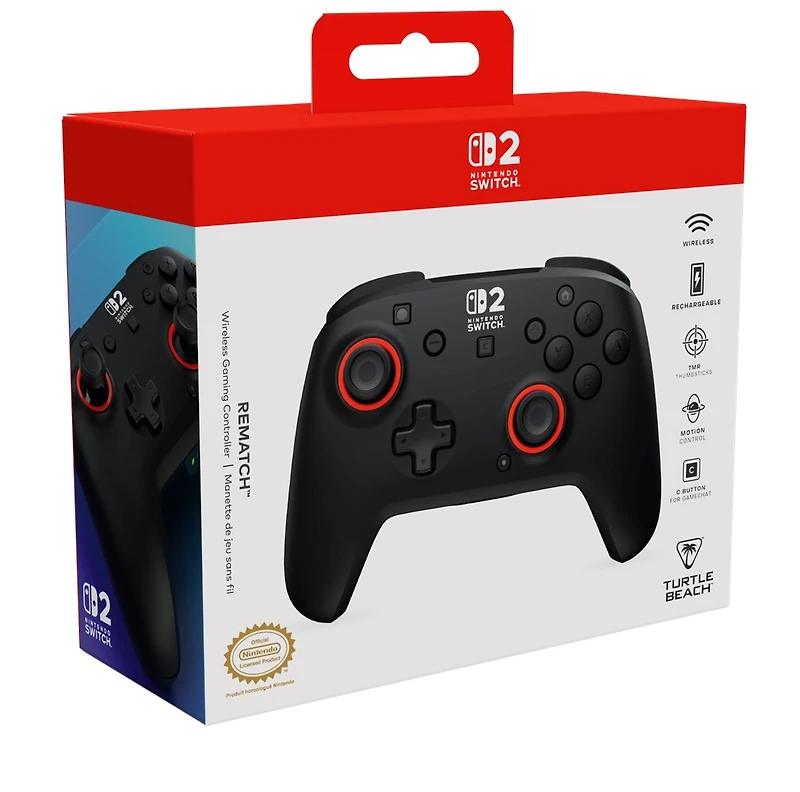 Turtle Beach Rematch Wireless NSW2 Controller - Black