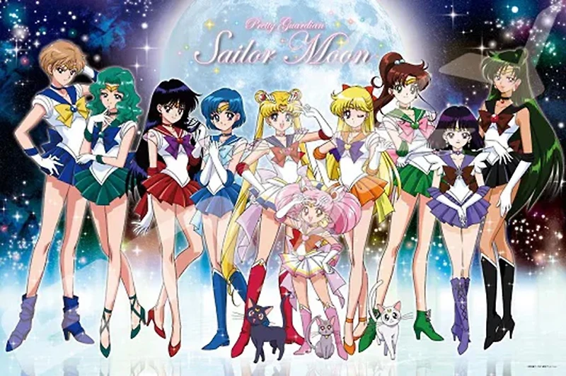 Sailor Moon 1000 Piece Jigsaw Puzzle: Sailor Pretty Soldiers