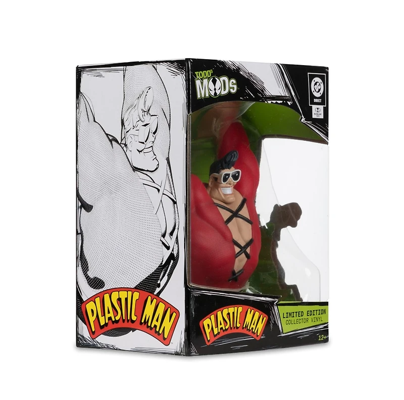 DC Direct Plastic Man Limited Edition Collector Vinyl (Todd's Mods) 4.5-Inch Scale Posed Figure