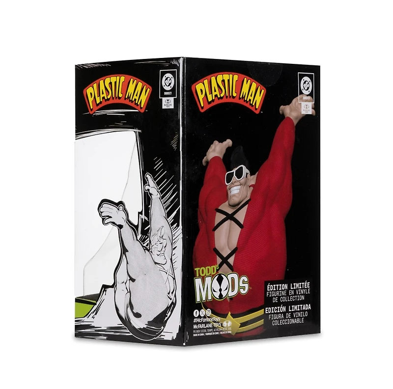 DC Direct Plastic Man Limited Edition Collector Vinyl (Todd's Mods) 4.5-Inch Scale Posed Figure