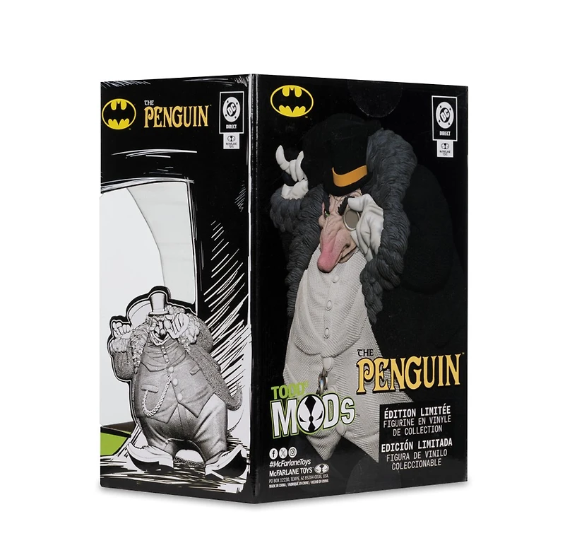 DC Direct The Penguin Limited Edition Collector Vinyl (Todd's Mods) 4.5-Inch Scale Posed Figure