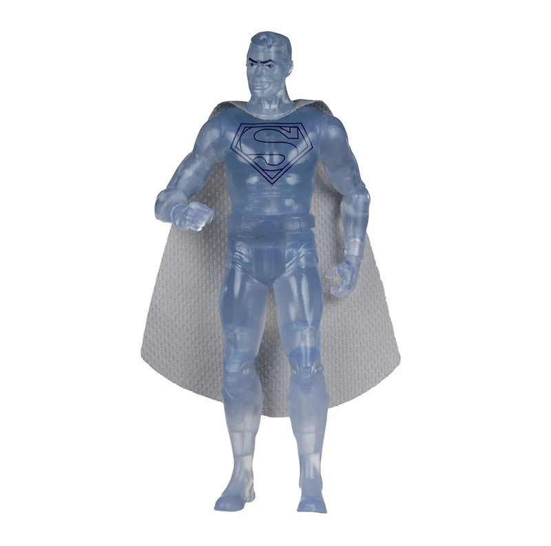 DC Retro Superman Crystalized (Super Friends) 6-Inch Action Figure McFarlane Toys Red Platinum Edition