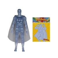 DC Retro Superman Crystalized (Super Friends) 6-Inch Action Figure McFarlane Toys Red Platinum Edition