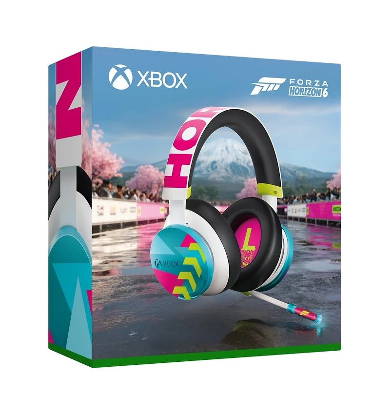 Xbox Wireless Headset – Forza Horizon 6 Limited Edition – for Xbox Series X|S, Xbox One, PCs, and Cloud-Enabled Devices