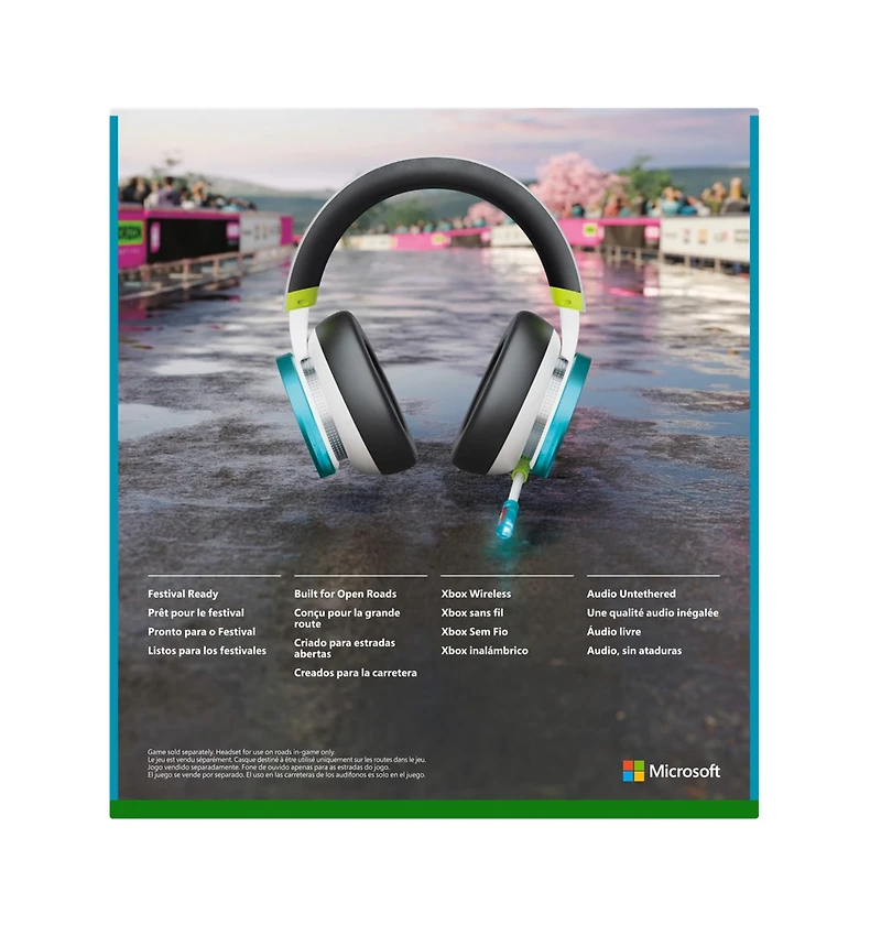 Xbox Wireless Headset – Forza Horizon 6 Limited Edition – for Xbox Series X|S, Xbox One, PCs, and Cloud-Enabled Devices