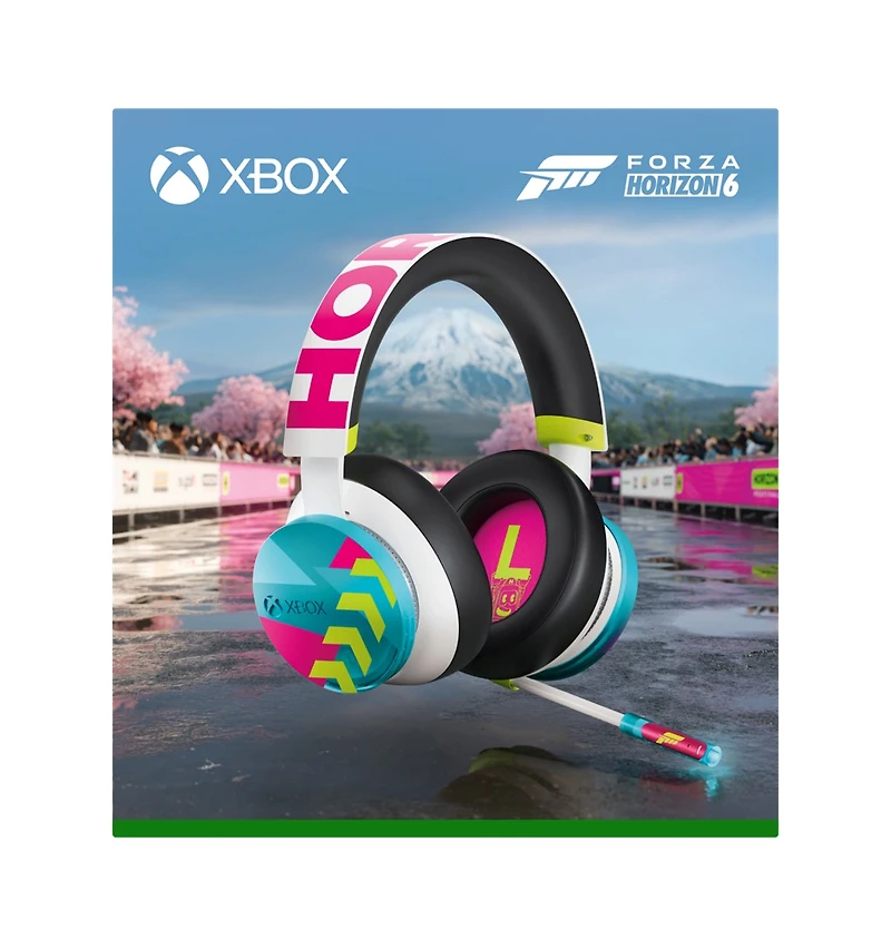 Xbox Wireless Headset – Forza Horizon 6 Limited Edition – for Xbox Series X|S, Xbox One, PCs, and Cloud-Enabled Devices