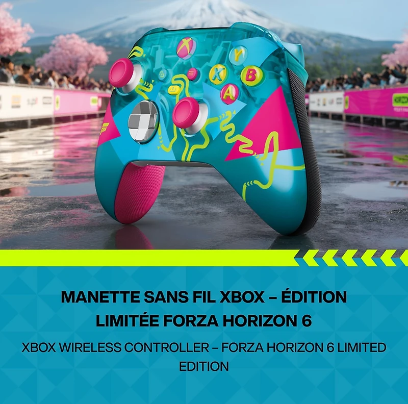 Xbox Wireless Controller – Forza Horizon 6 Limited Edition – Xbox Series X|S, Xbox One, PCs, and Cloud-Enabled Devices