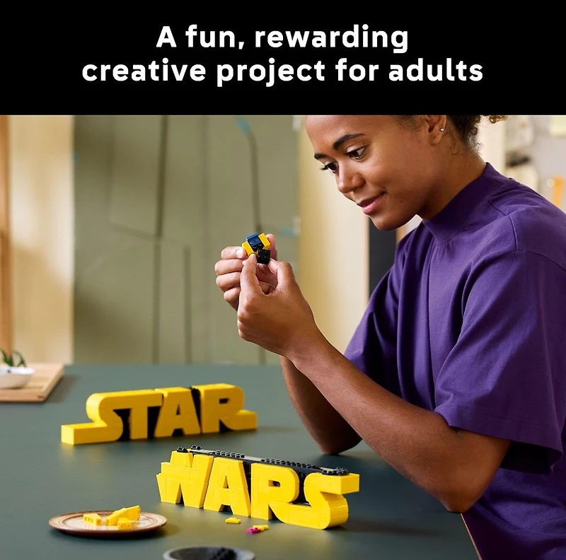 LEGO Star Wars Brick-Built Logo
