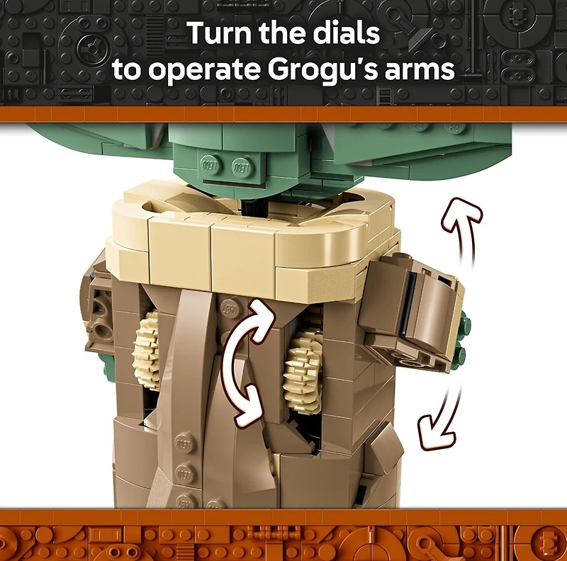 LEGO Star Wars The Mandalorian Grogu with Hover Pram