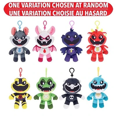 Poppy Playtime Nightmare Critters Mystery Plush Clip Assorted – One Variation Chosen at Random