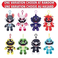 Poppy Playtime Nightmare Critters Mystery Plush Clip Assorted – One Variation Chosen at Random