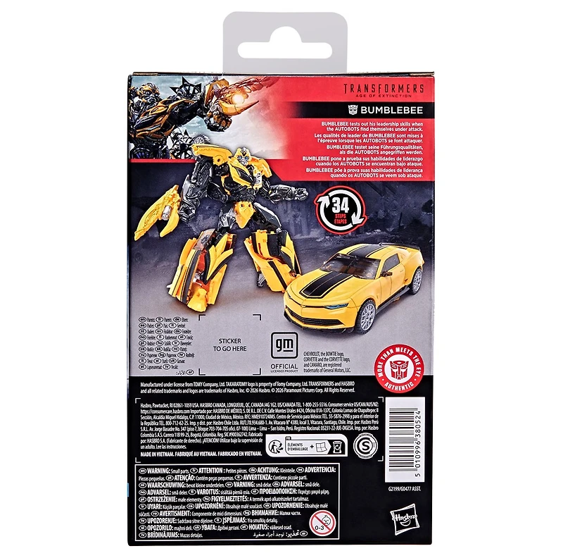 Transformers Studio Series Transformers: Age of Extinction Deluxe Class Bumblebee