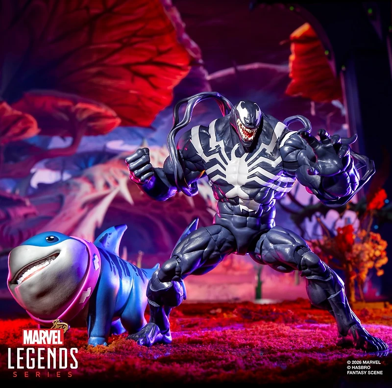 Marvel Legends Series Marvel Rivals Venom & Jeff the Land Shark Action Figure Collectibles