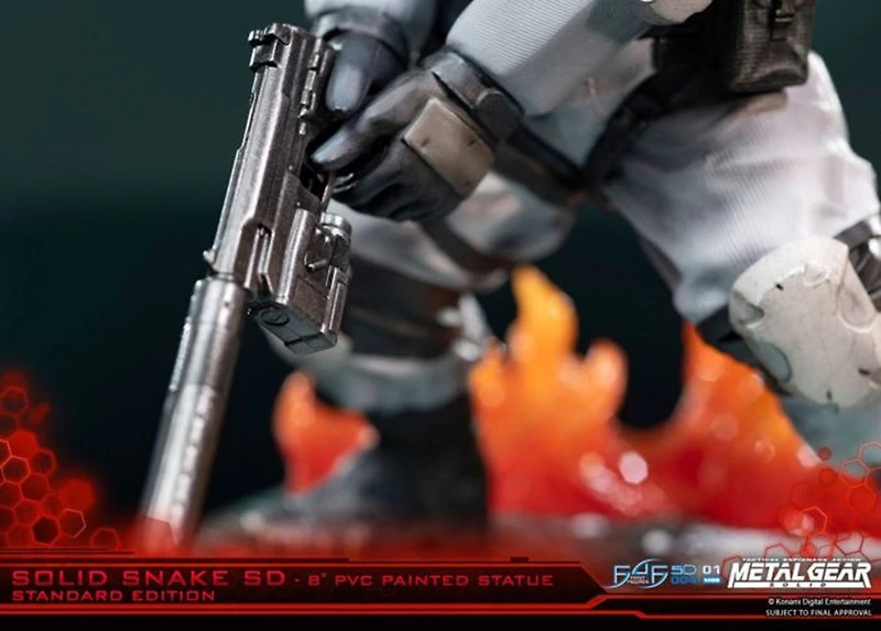 Metal Gear Solid - Solid Snake 8" PVC Statue