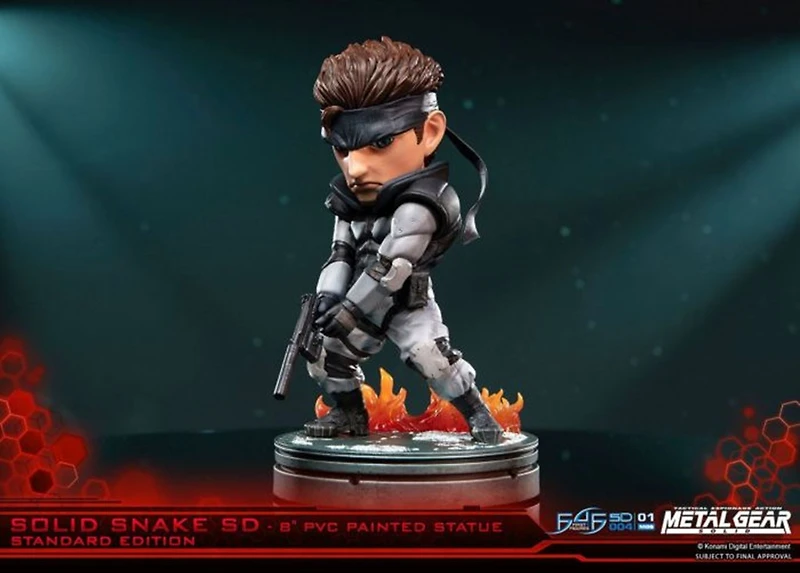 Metal Gear Solid - Solid Snake 8" PVC Statue