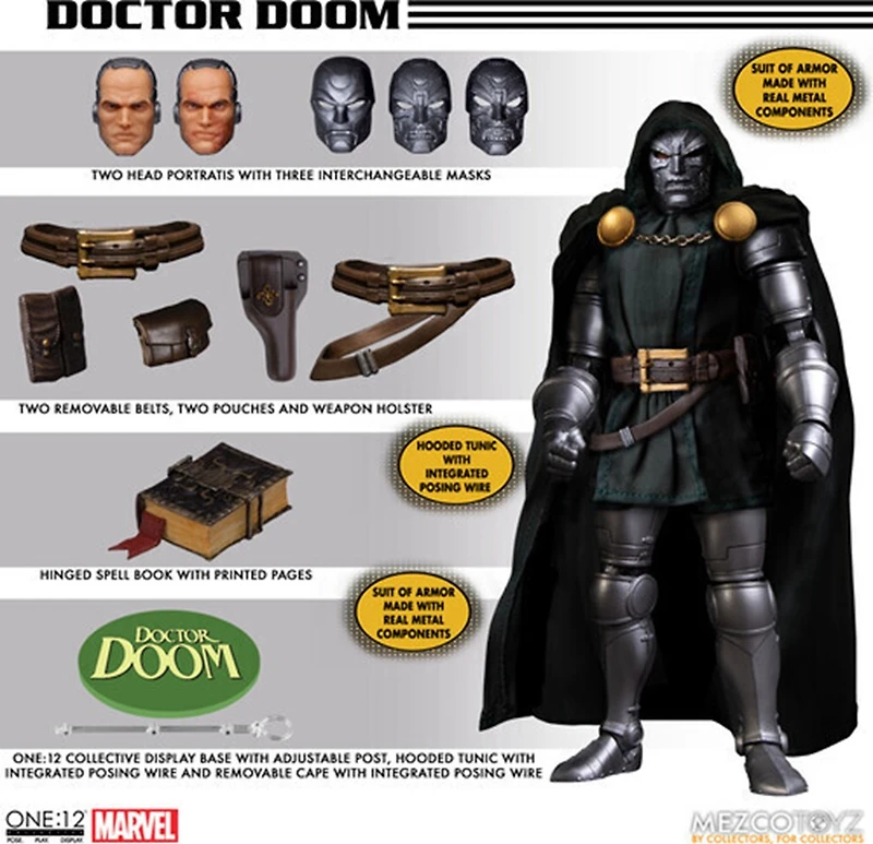 Marvel - One:12 Collective - Doctor Doom Deluxe Edition Action Figure