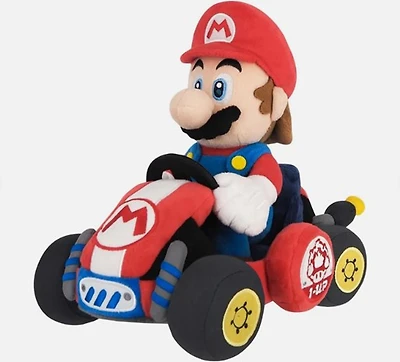 Mario Kart World Mario 9-Inch Plush