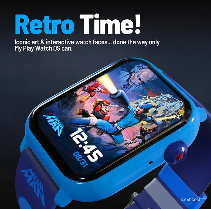 Mega Man: My Play Watch Montre de jeu numérique – Basé sur Mega Man 2