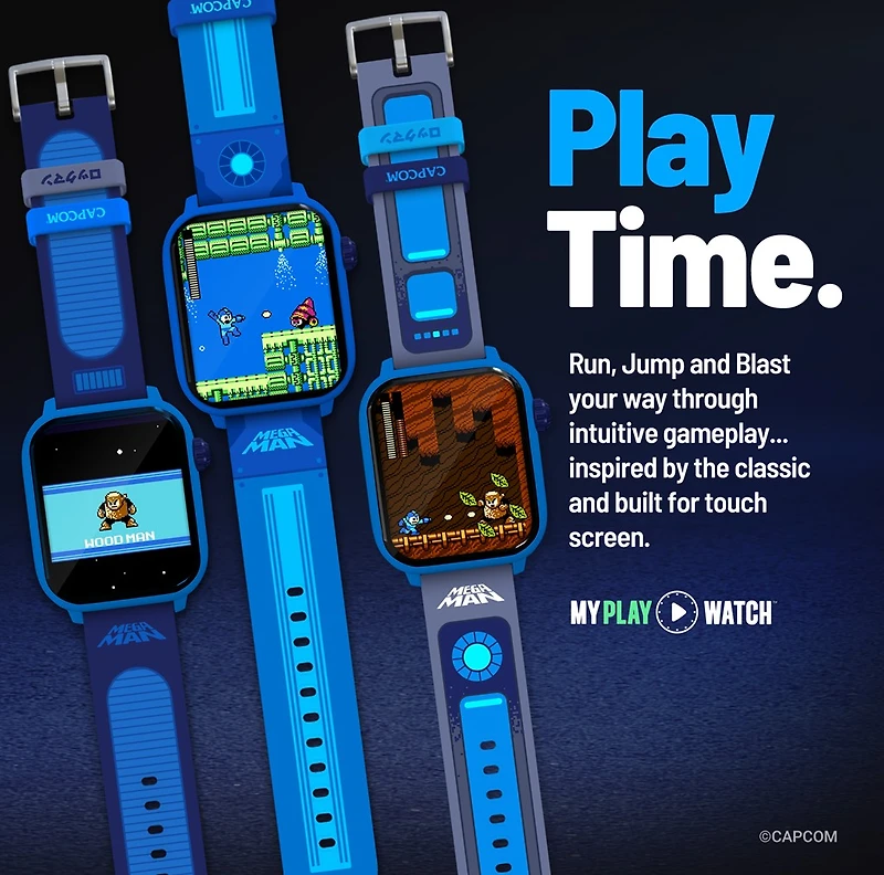Mega Man: My Play Watch Montre de jeu numérique – Basé sur Mega Man 2