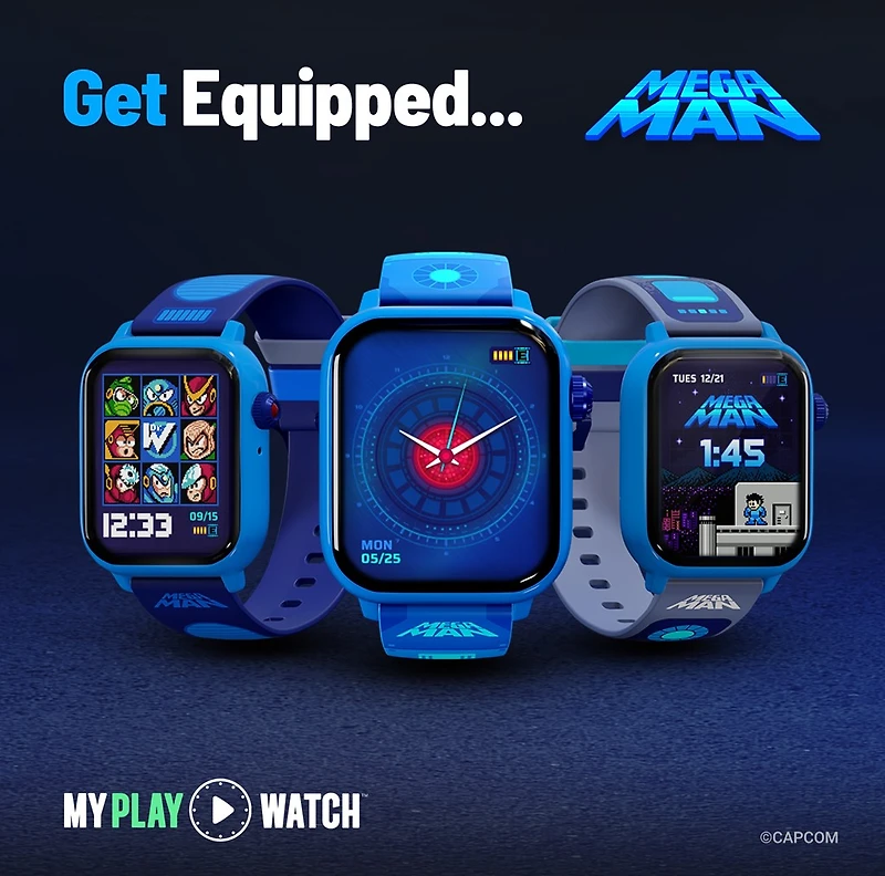 Mega Man: My Play Watch Montre de jeu numérique – Basé sur Mega Man 2