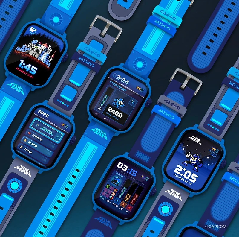 Mega Man: My Play Watch Montre de jeu numérique – Basé sur Mega Man 2