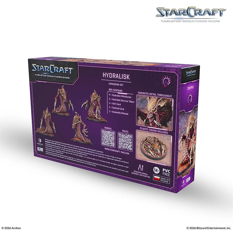 Starcraft: The Miniatures Game: Wave 1:  Zerg: Hydralisk Expansion Set (EN)