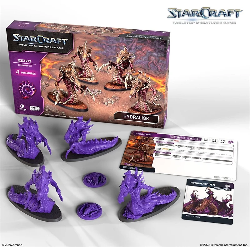 Starcraft: The Miniatures Game: Wave 1:  Zerg: Hydralisk Expansion Set (EN)
