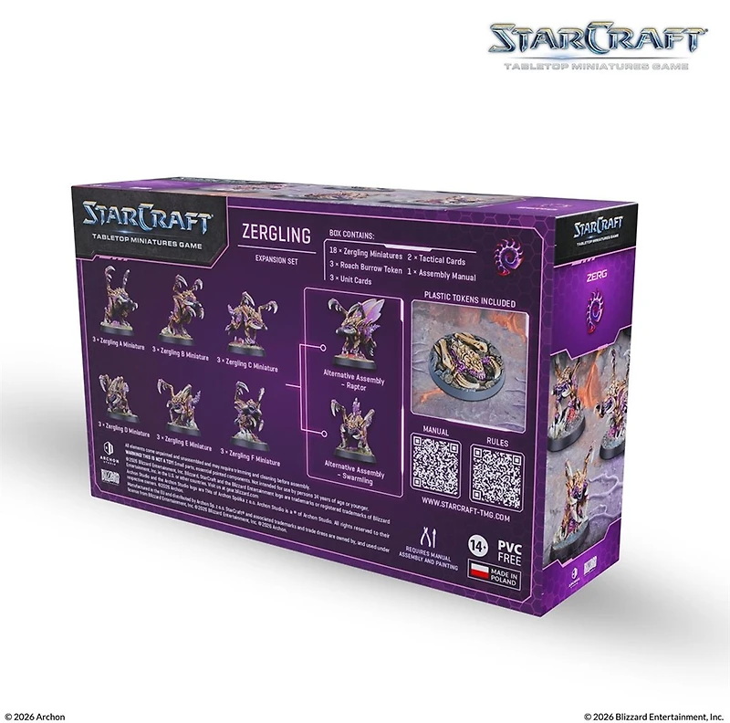 Starcraft: The Miniatures Game: Wave 1:  Zerg: Zergling Expansion Set (EN)