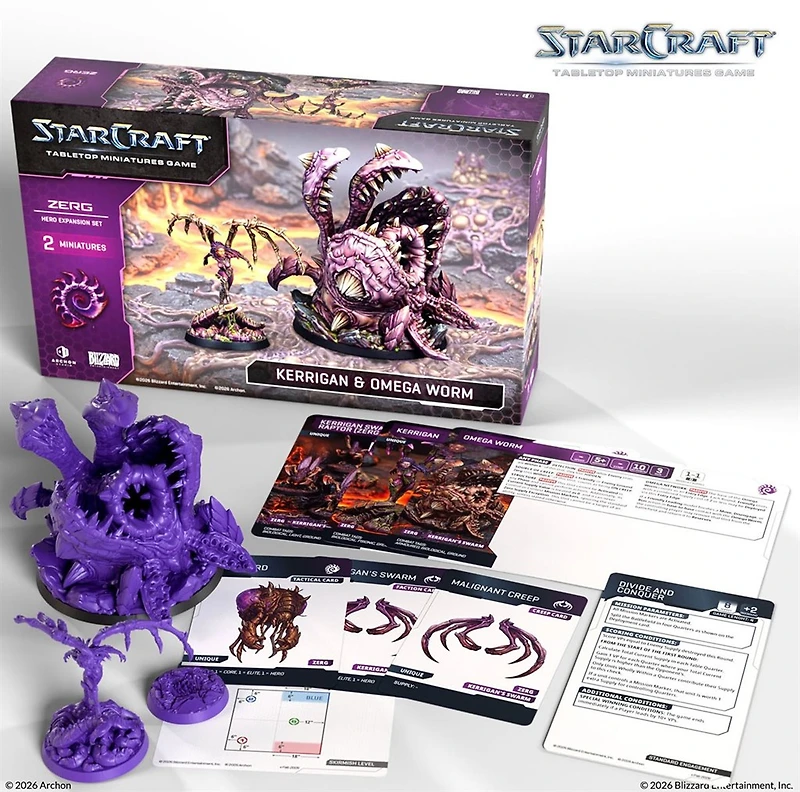Starcraft: The Miniatures Game: Wave 1:  Zerg: Primal Kerrigan Hero Expansion Set (EN)