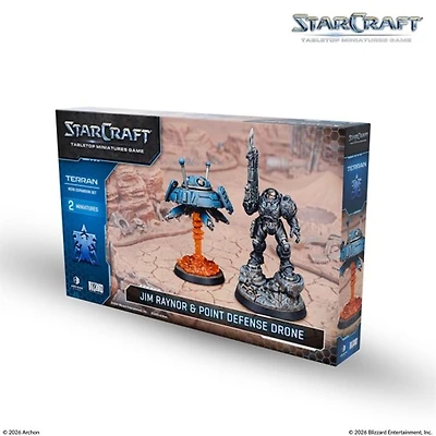 Starcraft: The Miniatures Game: Wave 1:  Terran: Jim Raynor (Raynor's Raiders) Hero Expansion Set (EN)