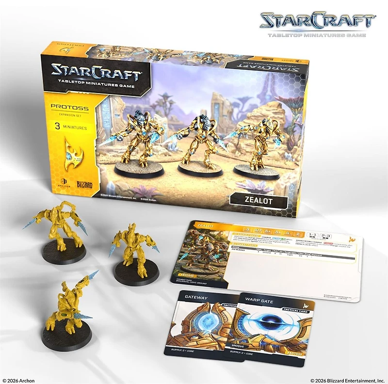 Starcraft: The Miniatures Game: Wave 1:  Protoss: Zealot Expansion Set (EN)