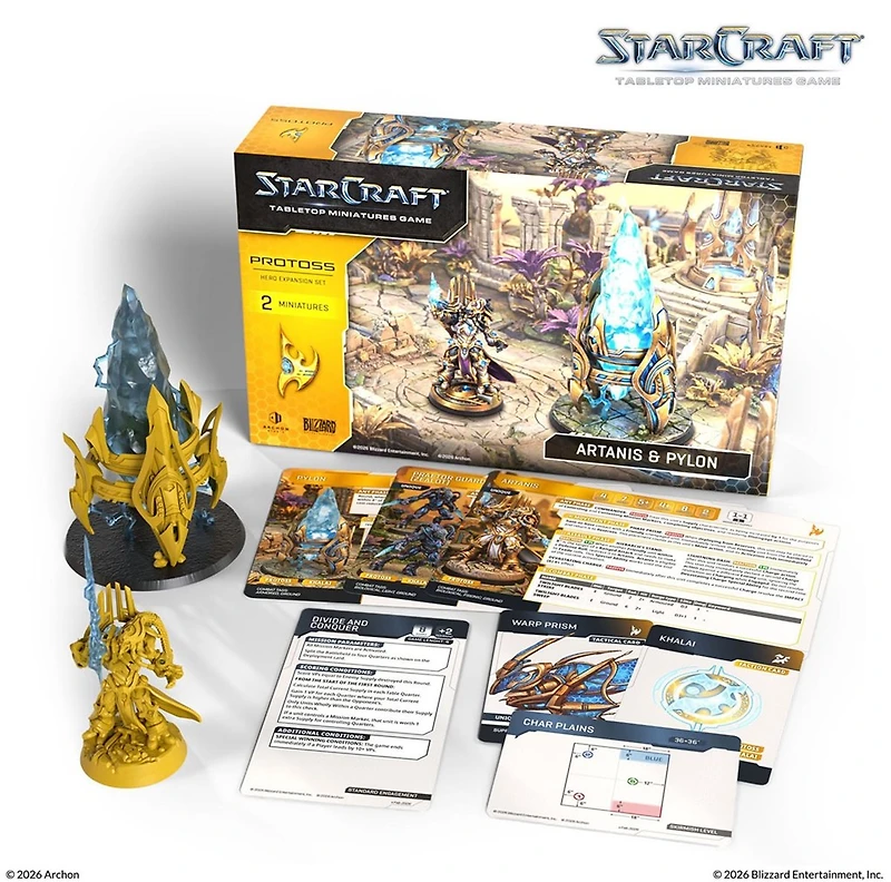 Starcraft: The Miniatures Game: Wave 1:  Protoss: Hierarch Artanis Hero Expansion Set (EN)