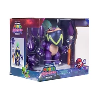 The Super Mario Galaxy Movie - 8" Chomping Wonder Bowser Jr. with Multi-Head Paint Brush Weapon and Stand with Water-Reveal Sticker