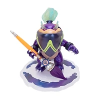 The Super Mario Galaxy Movie - 8" Chomping Wonder Bowser Jr. with Multi-Head Paint Brush Weapon and Stand with Water-Reveal Sticker