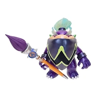 The Super Mario Galaxy Movie - 8" Chomping Wonder Bowser Jr. with Multi-Head Paint Brush Weapon and Stand with Water-Reveal Sticker