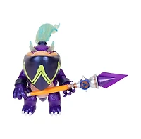The Super Mario Galaxy Movie - 8" Chomping Wonder Bowser Jr. with Multi-Head Paint Brush Weapon and Stand with Water-Reveal Sticker