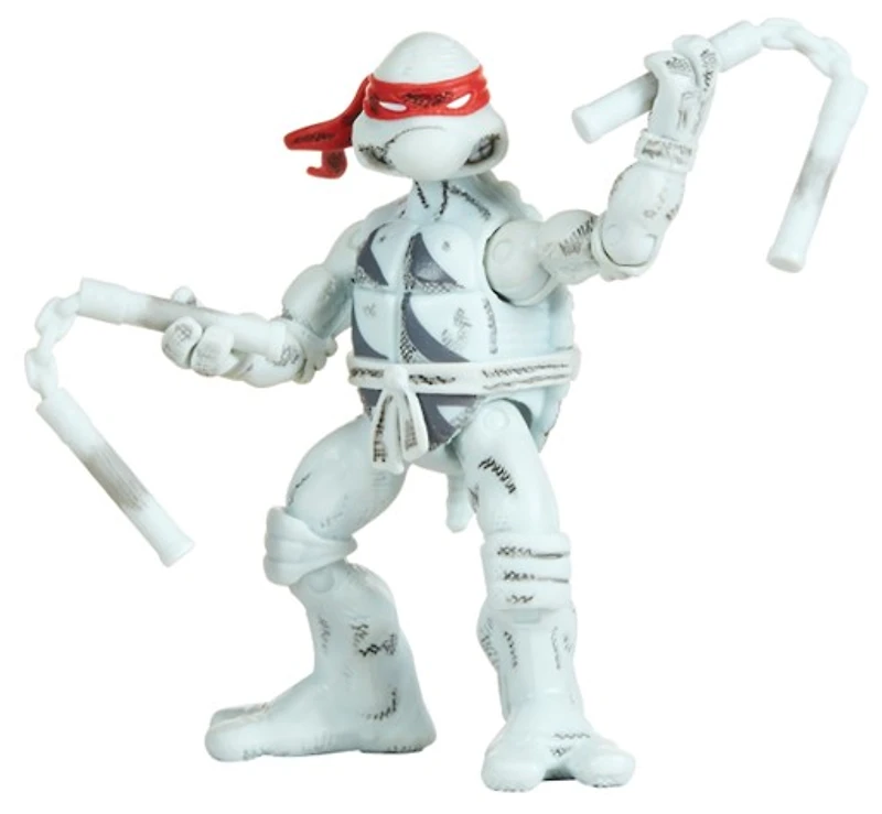 Teenage Mutant Ninja Turtles Black & White Comic Book Series Michelangelo