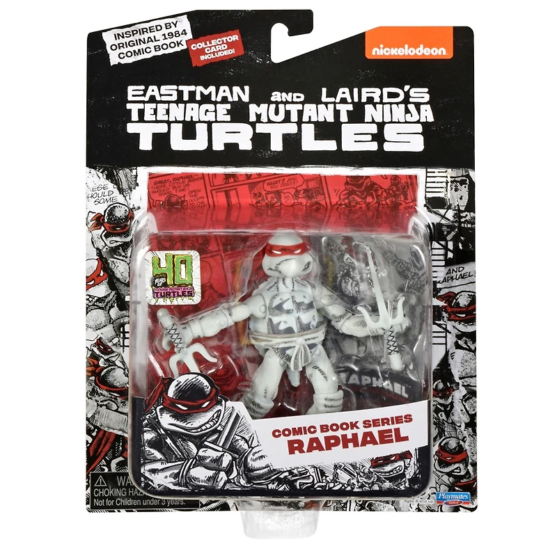 Teenage Mutant Ninja Turtles Black & White Comic Book Series Raphael