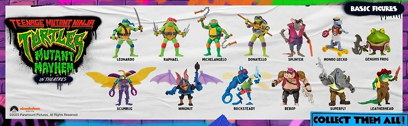 Teenage Mutant Ninja Turtles Movie Figure - Scumbag The Vermin