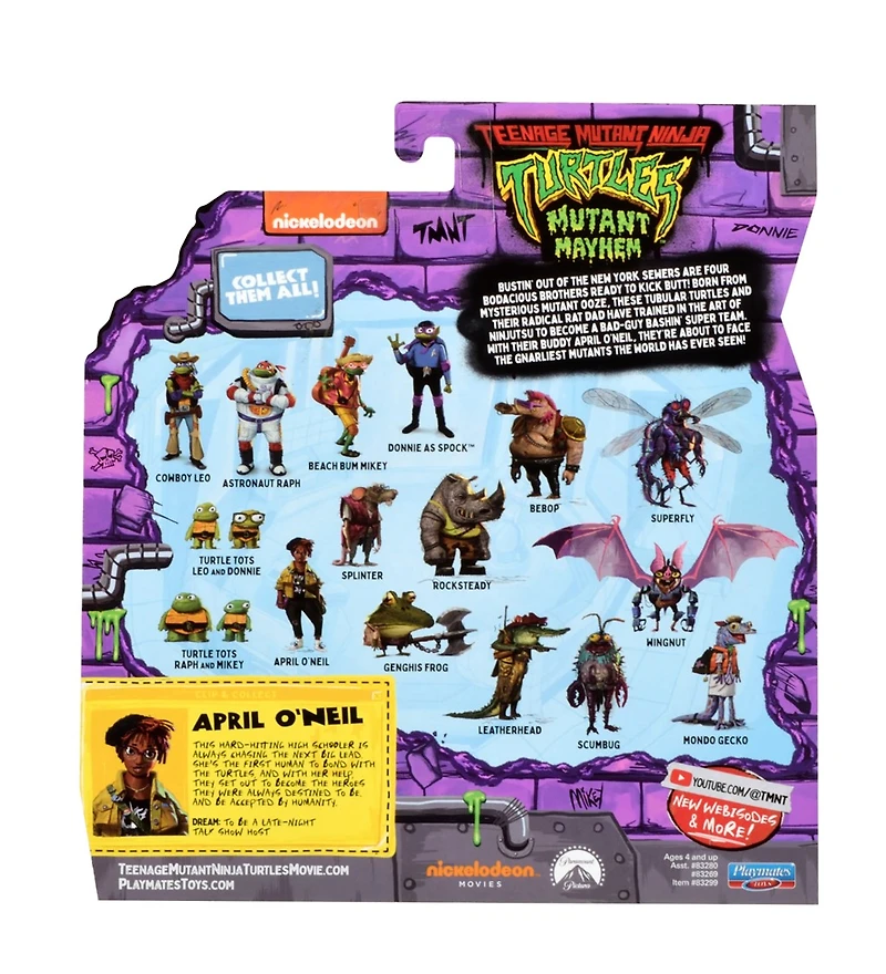 Teenage Mutant Ninja Turtles Movie Figure - April O'Neil Turtles' Friend