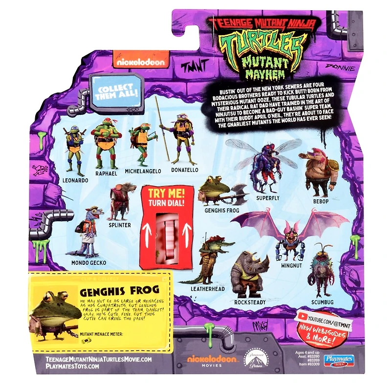 Teenage Mutant Ninja Turtles Movie Figure - Genghis Frog The Croakin' Bloke