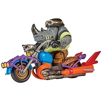 Teenage Mutant Ninja Turtles Chopper Cycle With Rocksteady